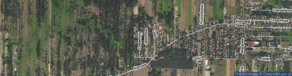 Zdjęcie satelitarne Jaworowa ul.